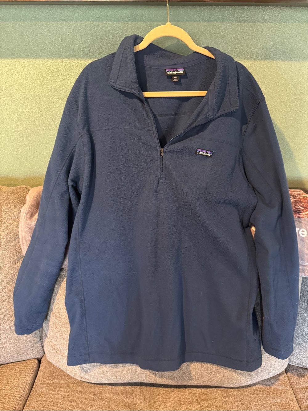 Patagonia Navy Half-Zip Fleece Pullover
